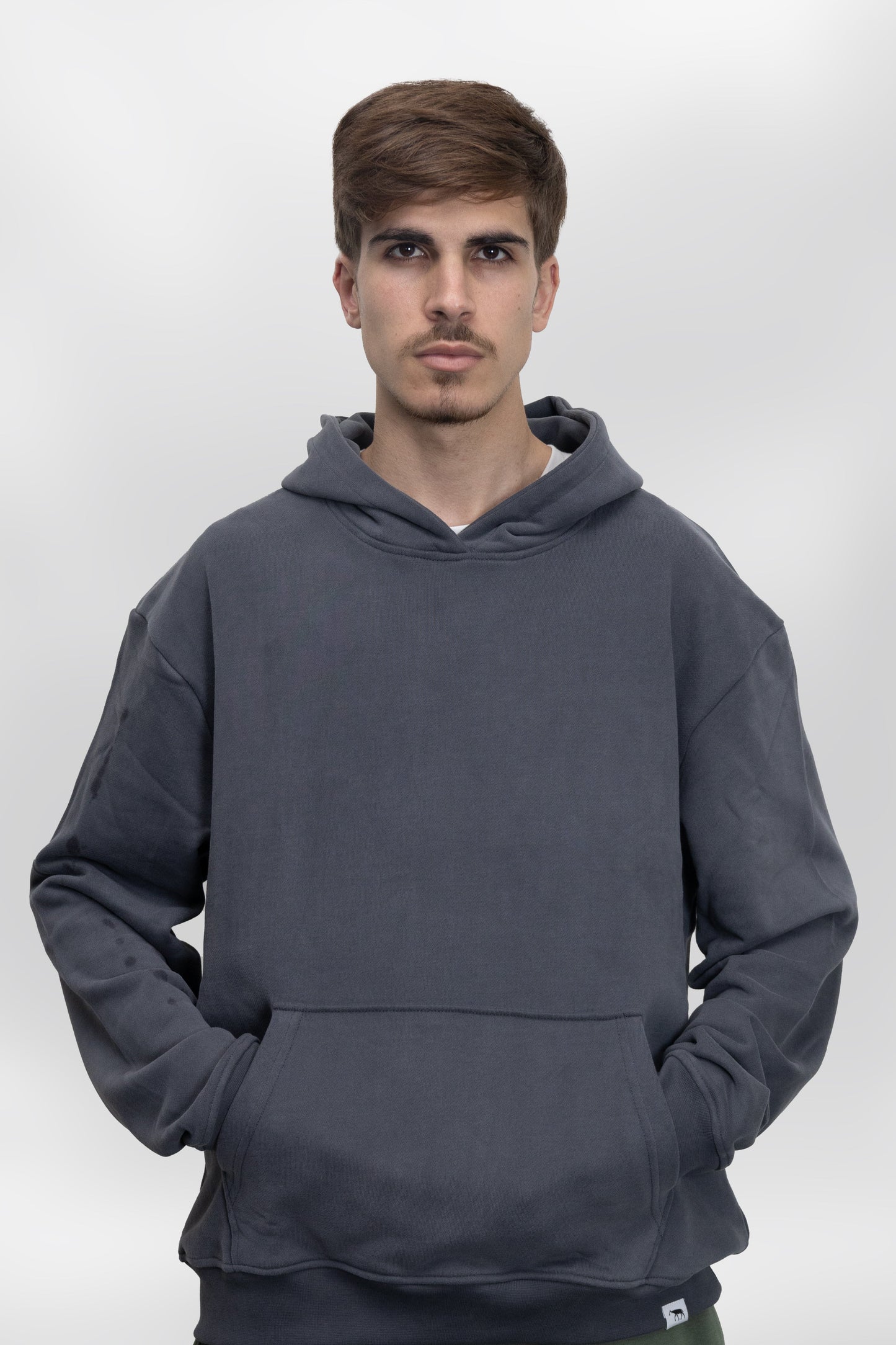 okapi clothing Grey Hoodies