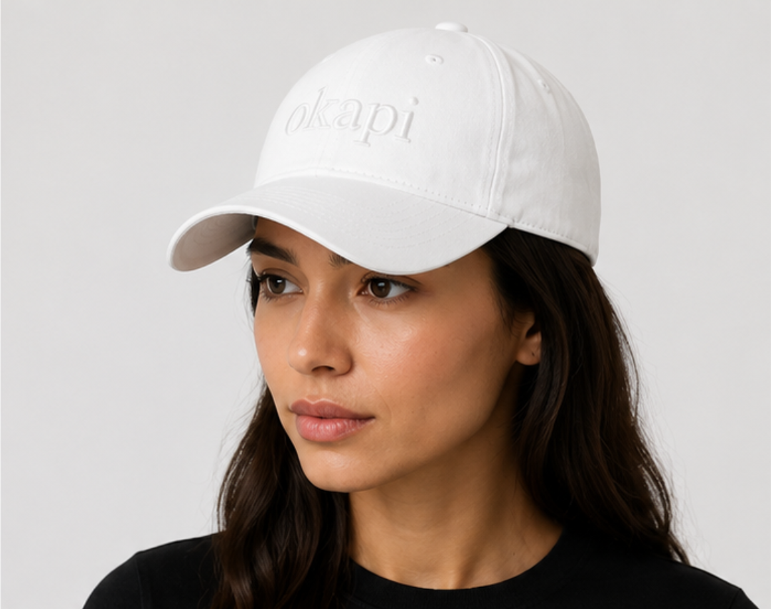 White "The okapi" Cap