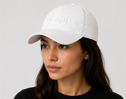 White "The okapi" Cap