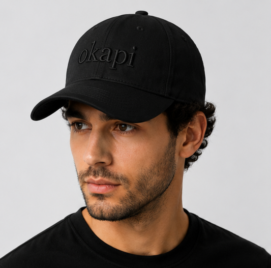 Black "The okapi" Cap