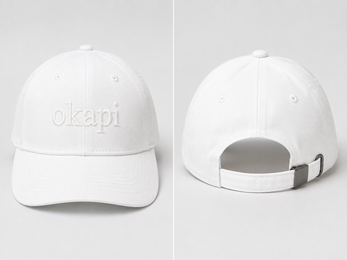 White "The okapi" Cap