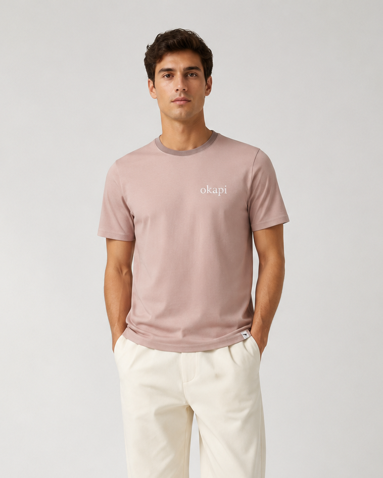 Pink "The okapi" T-shirt