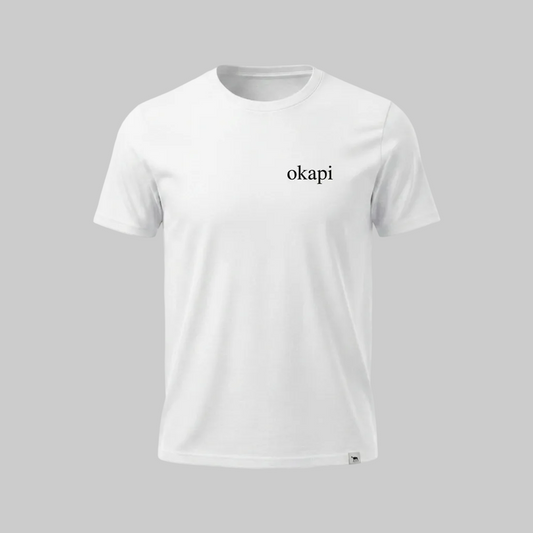 White "The okapi" T-shirt