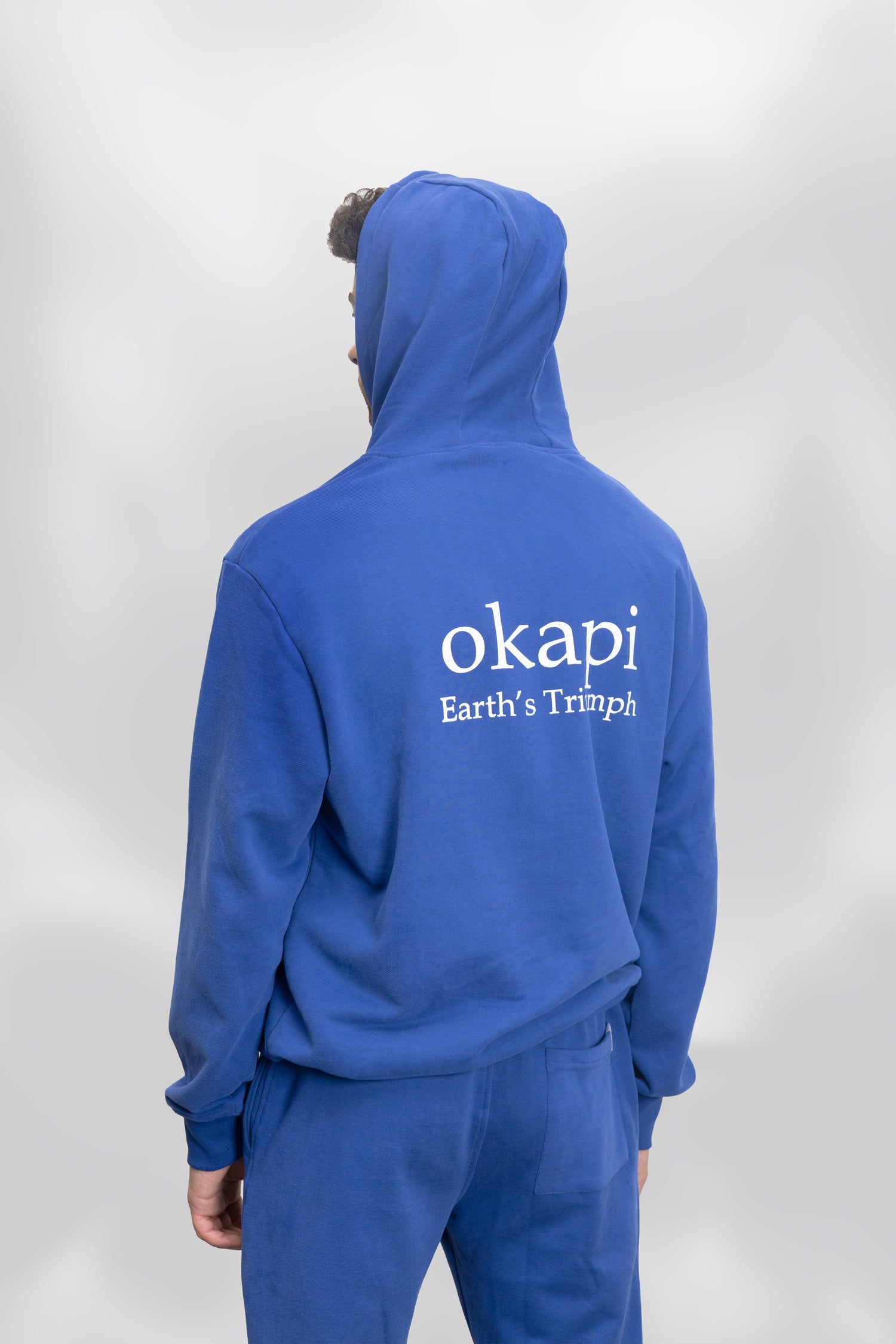 okapi clothing Blue Canopy Hoodie