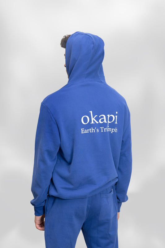 okapi clothing Blue Canopy Hoodie