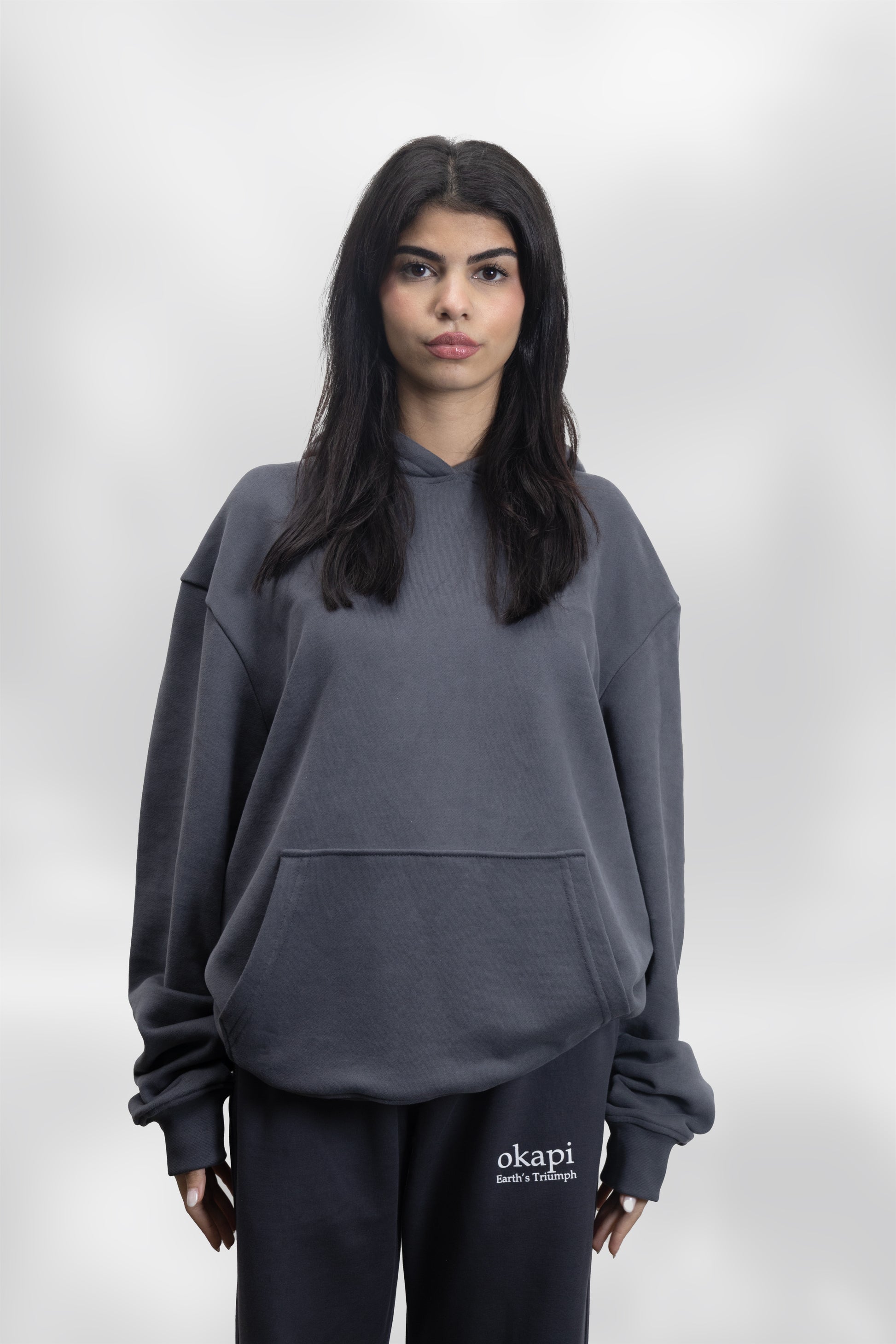 okapi clothing Dark Grey Hoodie and Pant