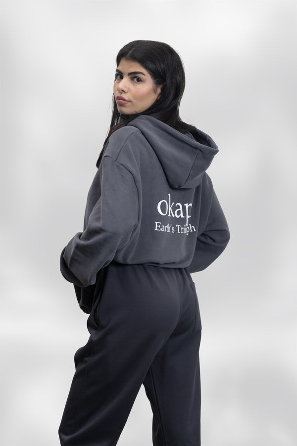 okapi clothing Dark Grey Hoodies and Pants