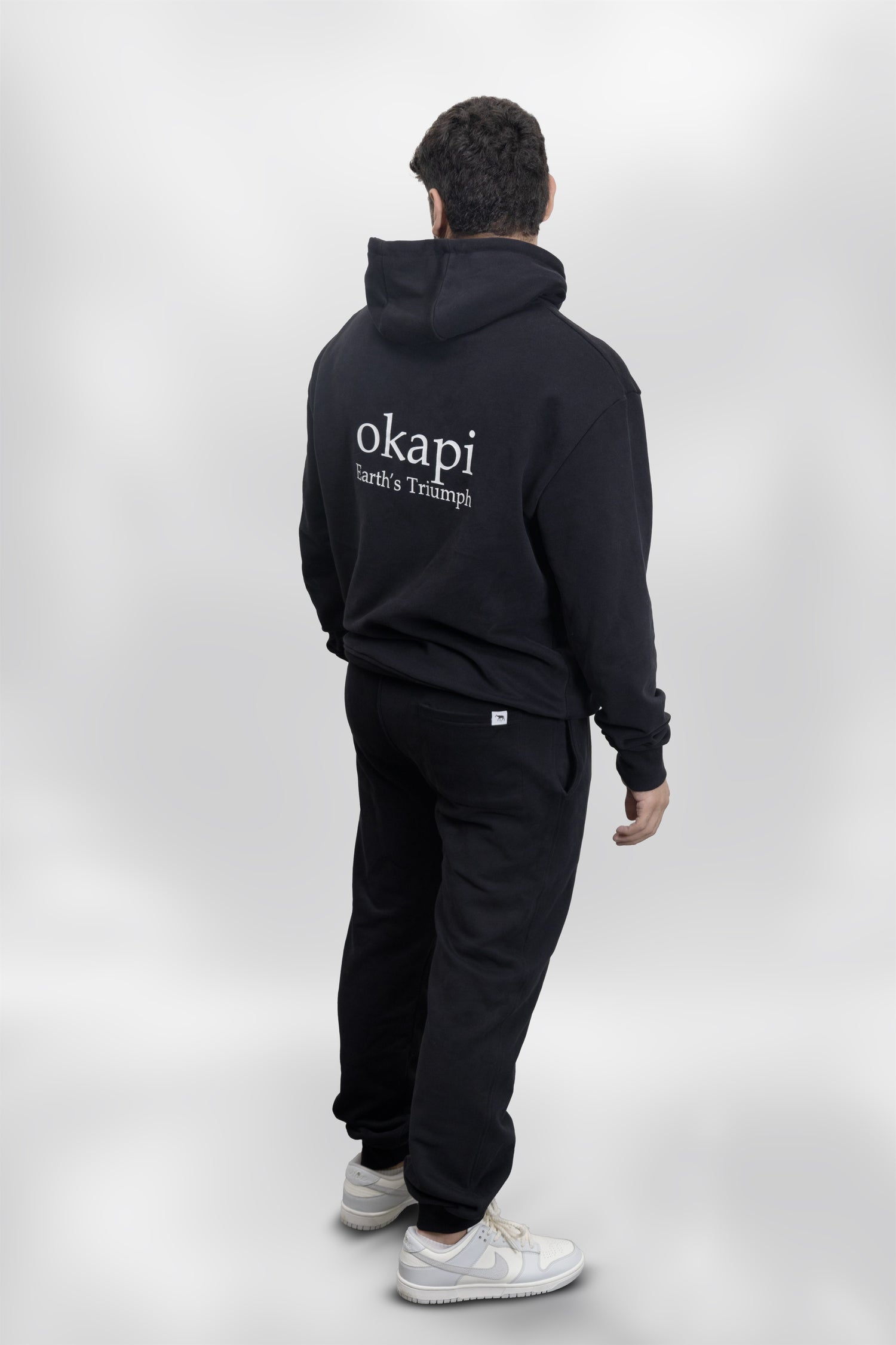 okapi clothing black canopy pant
