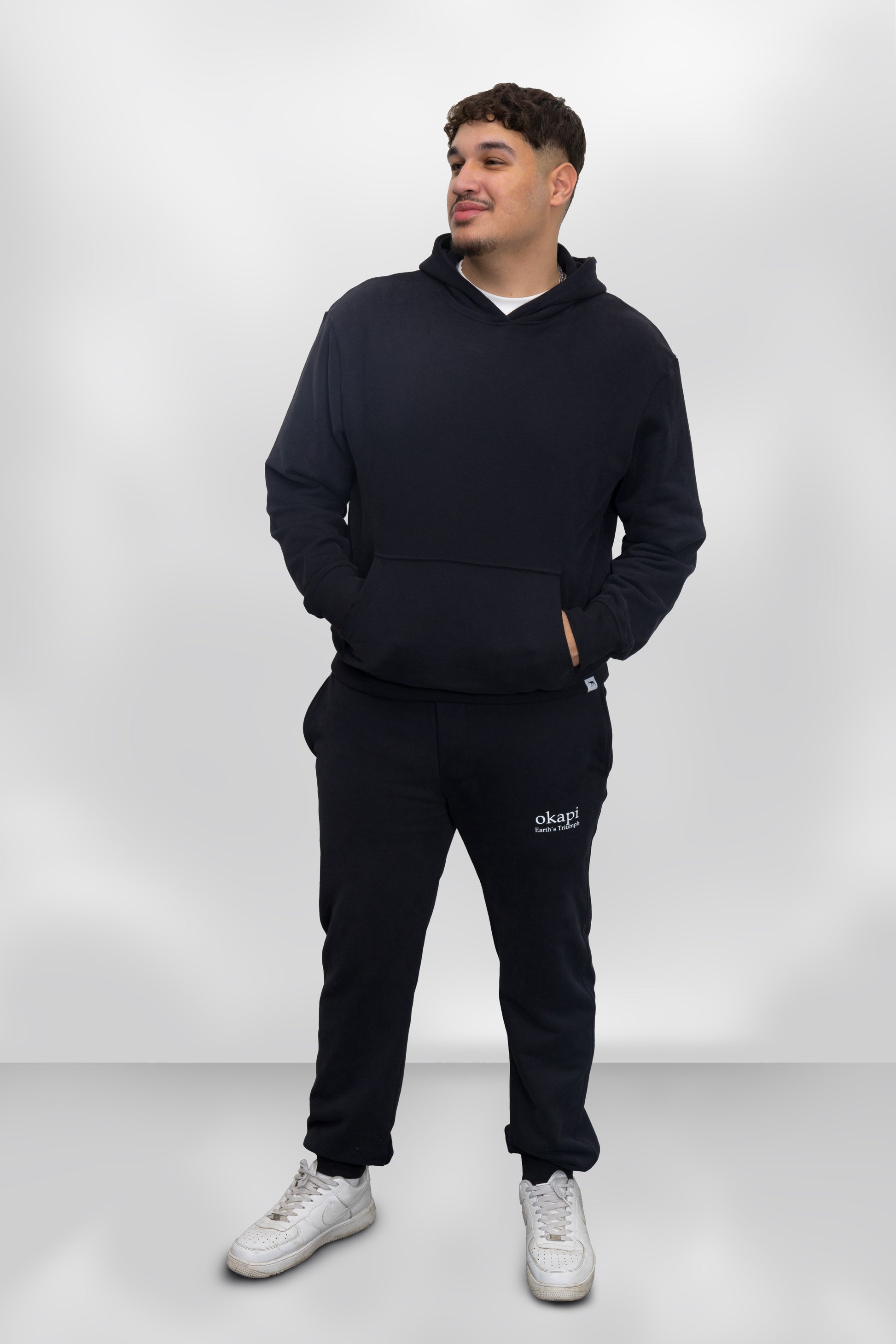 okapi clothing black hoodies