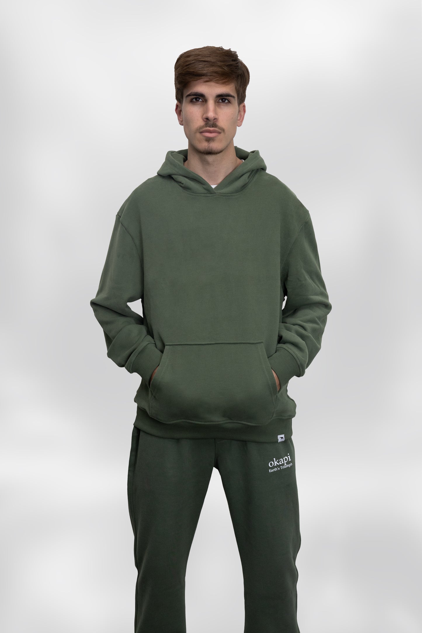 okapi clothing green hoodie